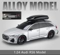 1:24 For Audi RS6 Simulation Diecast Alloy Car Model. 