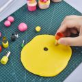 8/40pcs Mini Clay Cutters Earring Hole Hollow Round Make Pottery Tools Polymer Clay Tools And Supplies Model Clay Extruder.