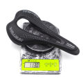Ultralight Full Carbon Fiber Bike Saddle 160g 275x147mm Oval Rails Road MTB Mountain Bike Race Cycling Seat for Men Women. 