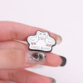 Cute Funny Goose Bumps Enamel Pins Custom Cartoon Animal Brooches Decorative Backpack Hat Lapel Badge Jewelry Accessories . 