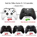 IVYUEEN for Xbox Series S X Core Controller Right Left Side Rails Replacement Rear Handle Grips Shell Back Panel Faceplate Cover.