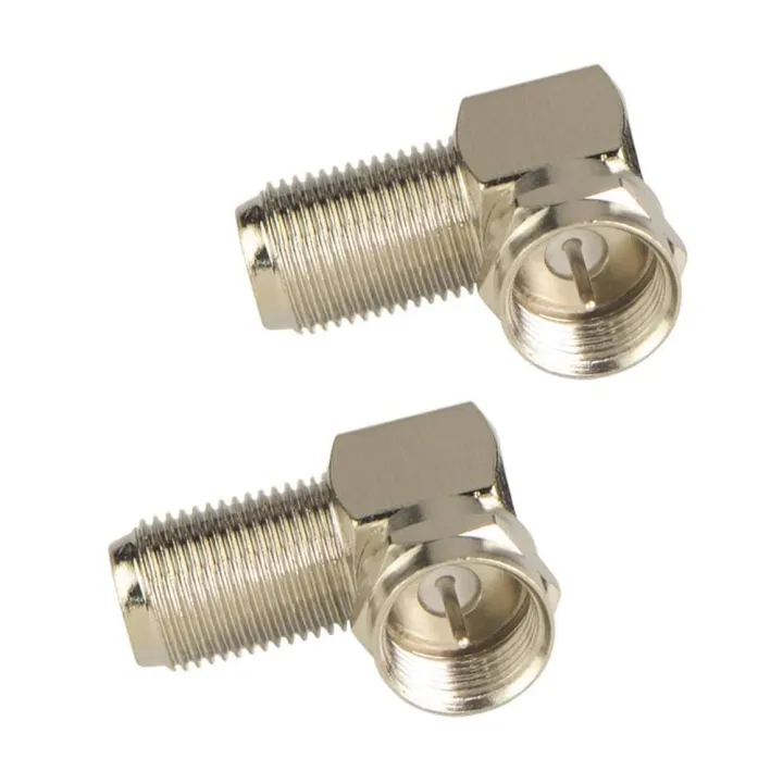 2pcs/Group%20Rg6%20Coaxial%20Cable%20Extension%20Connector%20Set?up%20F-Type%20Adapter%20Coaxial%20Cable%20Right%20Angle%20Connector%20Male%20and%20Female%20Quick%20-%20Image%202