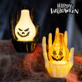 New Halloween Pumpkin Lamp Ghost Hand Light Spooky Scene Setting Prop Eerie Atmosphere Party Decoration Essential Upgrade. 