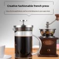 350-1000ml French Press Coffee Pot Stainless Steel Glass Coffee Maker Heat Resistant Borosilicate Glass Tea Pot Cafe Percolator. 