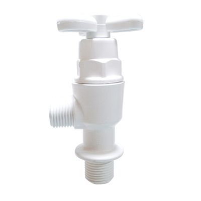 T head Angle Stop Valve - White