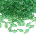 20-200pcs Green Transparent Leaves Acrylic Pendants Various Spacer Charms Beads For Jewelry Making Diy Necklace Bracelet Earring. 