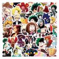 50Pcs My Hero Academia Stickers DIY Decoration Waterproof Skateboard Notebook Luggage Laptop Phone Fridge Decals. 