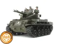 Plastic American M42 aircraft combat tank assembly model with 3 pickers ta35161. 