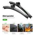 Wiper LHD Front Hybrid Wiper Blades For Mitsubishi Lancer 2009 - 2017 Windshield Windscreen Window Rain Brushes 24"+16". 