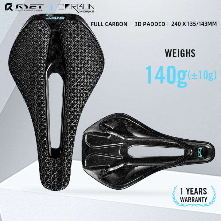 RYET%203D%20Printed%20Bicycle%20Saddle%20Ultralight%20Carbon%20saddle%20135/143mm%20105g%20Bike%20Saddle%20for%20MTB%20Gravel%20Road%20Bike%20Seat%20bicycle%20parts%20-%20Image%204