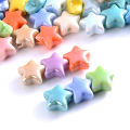 10pcs 13.5mm Mix Color Star Beads Ceramic Beads For Making Jewelry Bracelet Necklace Charms DIY Keychain Supplies. 