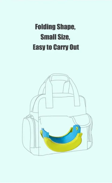 Portable Potty for Kids Travel Foldable Baby Potty Training Seat Outdoor and Indoor Easy to Clean Includes 10 Waste Bags