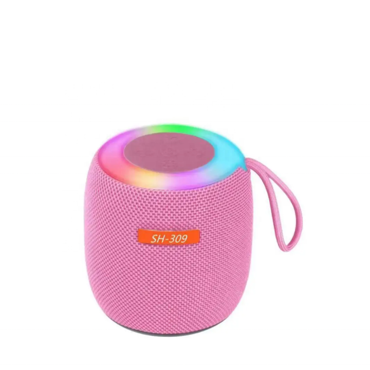 SH-309%20Mini%20Wireless%20Mini%20Handsfree%20Outdoor%20Portable%20Fabric%20Subwoofer%20Sound%20System%20Speaker%20with%20Colorful%20RGB%20Night%20Light%20-%20Image%202