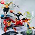 New One Piece Anime Figure Fire Fist Luffy Ace Sanji Battle Model Dolls PVC sabo Action Figurine Zoro Ghost Three-Knife Toys.