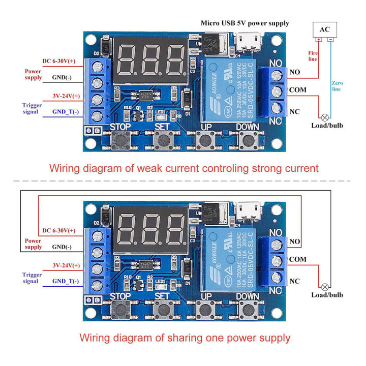 DC%206-30V%20Timer%20Relay%20Programmable%20Delay%20Relay%20Module%20Cycle%20Timer%20with%20LCD%20Display%20/%205V%20Micro%20USB,%20Smart%20Home%20Controller%20-%20Image%203