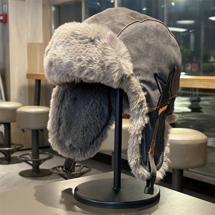 2026%20new%20Autumn%20and%20winter%20%20Lei%20Feng%20hat%20men's%20winter%20thickened%20warm%20cycling%20ear%20hat%20women's%20outdoor%20windproof%20flight%20hat%20-%20Image%204