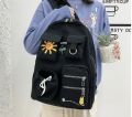Cute Canvas Backpack for Teenage Girls with Multi Pockets and Waterproof Nylon Material 42cm. 