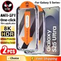 2Pcs Dust Free Installation Privacy Screen Protector for   S25 S24 S21 S22 S23 Ultra Plus Anti-spy Glass. 