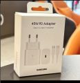 Samsung 45W PD Charger Super Fast Charging For Galaxy S25 Ultra Plus S24 S23 S22 A56 A55 A36 EU Adapter 5A Type C Cable Best for Samsung/oppo/Vivo/Googlepixel. 