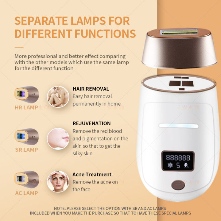 Vancostar%20Cordless%20Laser%20Hair%20Removal%20Rechargeable%204in1%20Replaceable%20Lamp%20Cooling%20Painless%20Permanent%20Bikinis%20Trimmer%20IPL%20Epilator%20-%20Image%204