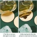 50pcs Golden Round Mirrors for Crafts 1.9 Inch Self Adhesive Mirror Tiles Acrylic Craft Mirror Circles Small Mirror Circles Wall. 