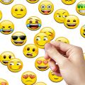 1Pc ShenMo Emoji Magnets, 3D Glass Smiley Fridge Magnets Strong Adhesive for Decorating Fridges, Whiteboards, School Lockers. 