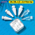 Double Layer Tip For Apple Pencil Pen Nib For Apple Pencil 1st 2nd Generation 2B HB 2.0 3.0 Soft Hard iPad Pencil Accessories.