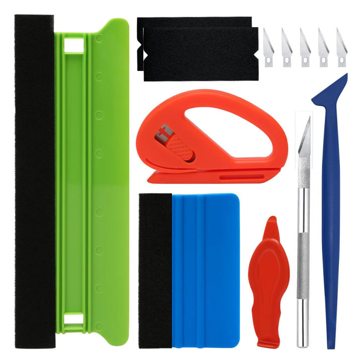NeoWrap Vinyl Foil Wrapping Tool Kit Car Window Tinted Film Covering Tools Wrap Sticks Edge Trimming Squeegee Scraper 7-13Pcs