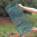 Foldable Fish Cage Rectangle Crab Fishing Tackle Dip Cast Net Cage Shrimp Catcher Pot Bait Trap Crayfish Outdoor Accessory. 