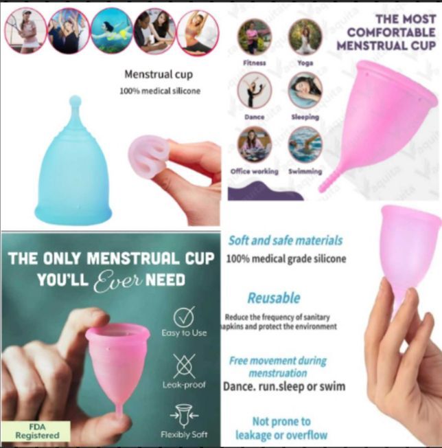 Menstrual Cup Period Cup Reusable Silicone Safety Accessories