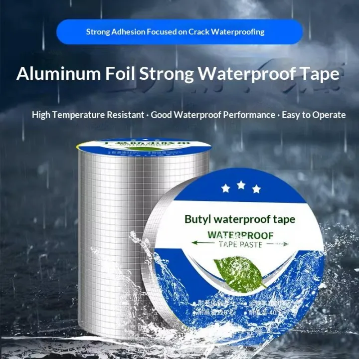 5M Aluminum Foil Butyl Tape – High Temp & Waterproof Seal for Roof ...