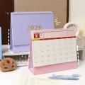 Desktop Calendars 2026 Planner Schedule Calendar Table Daily Notepad Pocket Planner Decorative Month Work Calendar Planner. 