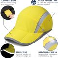 GADIEMKENSD Reflective Folding Outdoor Hat Unstructured Design UPF 50+ Sun Protection Sport Hats for Womens and Mens.