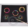 23pcs Transparent Flower Ruler Set Spirograph Drawing Ruler Tools Set - Create Stunning Spiral Drawings with Magic Templates. 
