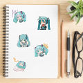 💥Ready to ship💥Hatsune Miku anime 50 sheets sticker waterproof removable sticker car trunk 音ミ. 