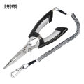 Booms Fishing H01 Stainless Steel Multifunctional Braid line Cutter Scissors Fish Hook Remover Pliers Fishing Tackle Tools. 