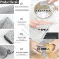 Multipurpose Wire Dishwashing Rags for Wet and Dry Stainless Steel Scrubber Non-Scratch Wire Dishcloth for Washing Dishes Sinks Counters Easy Rinsing Machine Washable Pack Of 3. 