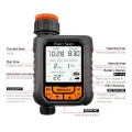 Rain Seer Large LCD Display Water Timer Waterproof IP65 Home Garden irrigation Rainfall Timer Automatic Controller System. 