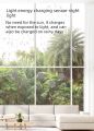 Solar Motion Sensor Night Light, Magnetic Wireless Rechargeable LED Lamp for Bedroom Stairs. 