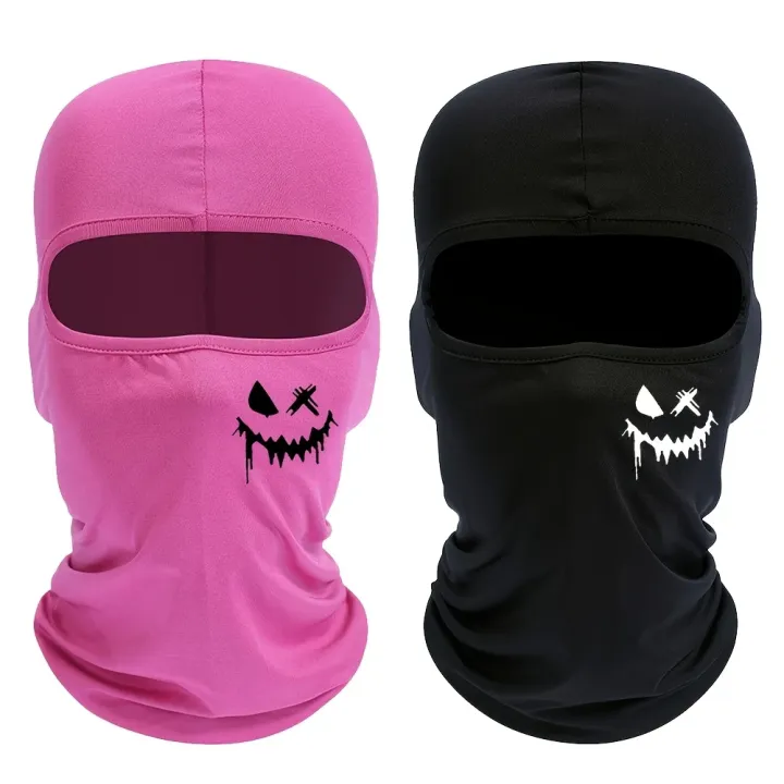 3pcs/2pcs/1pc%20Smiling%20Face%20Print%20Ski%20Mask%20Balaclava%20Face%20Mask%20for%20Men%20Women%20UV%20Protection%20Windproof%20Scarf%20for%20Snowboard%20-%20Image%203