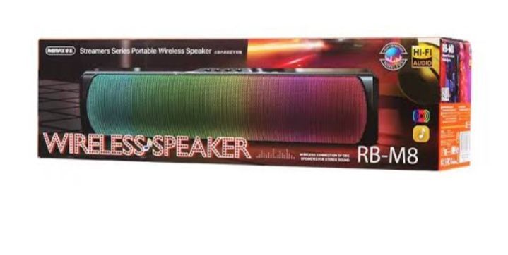 REMAX RB-M8 WIRELESS BLUETOOTH V5.0 PORTABLE SPEAKER HIFI AUDIO SUPER ...