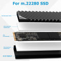 SSD M2 radiator NVMe heatsink 2280 SSD Hard Disk Aluminum Heat Sink Cooler Cooling Pads Thermal Cooling Pad for Desktop PC.
