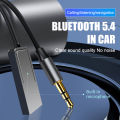 New Upgrade Bluetooth 5.4 Audio Receiver Car AUX 3.5mm USB Hifi Stereo Music Wireless Adapter With Mic Handsfree Call Navigation. 