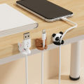 WORTHBUY Cute Desktop Cable Managers Self-Adhesive Wire Cord Management USB Data Cable Clips Holder Office Desk Accessories.