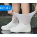 1 Pair latex WaterProof Shoe Covers Lip-resistant Rubber Rain Boot Rain Gear Overshoes Accessories for Outdoor Rainy Day.