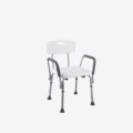 Shower chair (with arms) Bath stool | Bath chair Imported Height adjustable and Folding With Arms EUNOIA. 