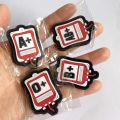 PVC  Emblem Blood Bag Blood Type Patch A+ B+ AB+ O+ POS Tactical Badge Patches with Hook Loop For Uniform Helmet Backpack. 