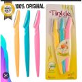3 pcs Tinkle Eyebrow Razor,Eyebrow Facial Hair Remover & Shaper (3 Pieces), Facial Hair Removal, Eyebrow Trimmer, Shaver For Women, Zigzag Razor for women, Eyes Makeup, Safety Razor for girls, Facial Razor, ladies razor by Piper's Mal. 