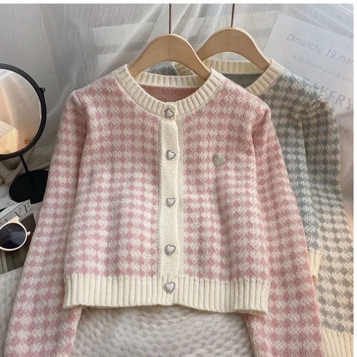 Women's%20Korean%20Fashion%20New%20Korean%20Long-sleeved%20Knit%20Sweater%20Cardigans%20Outwear%20Coat%20-%20Image%202