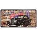 Retro Pin Up Metal Tin Signs Rusted Style Bus Car Car License Plate Posters Classic Plaques Wall Decors. 